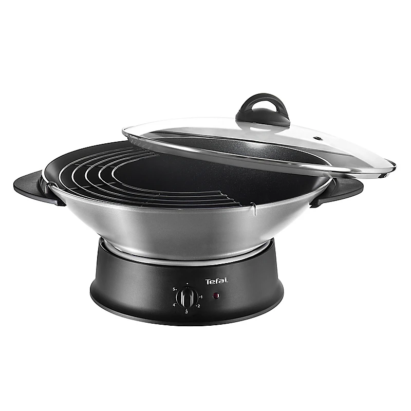 Tefal Multiwok WO300010 Wok électrique Argent 1200 W - Image 2