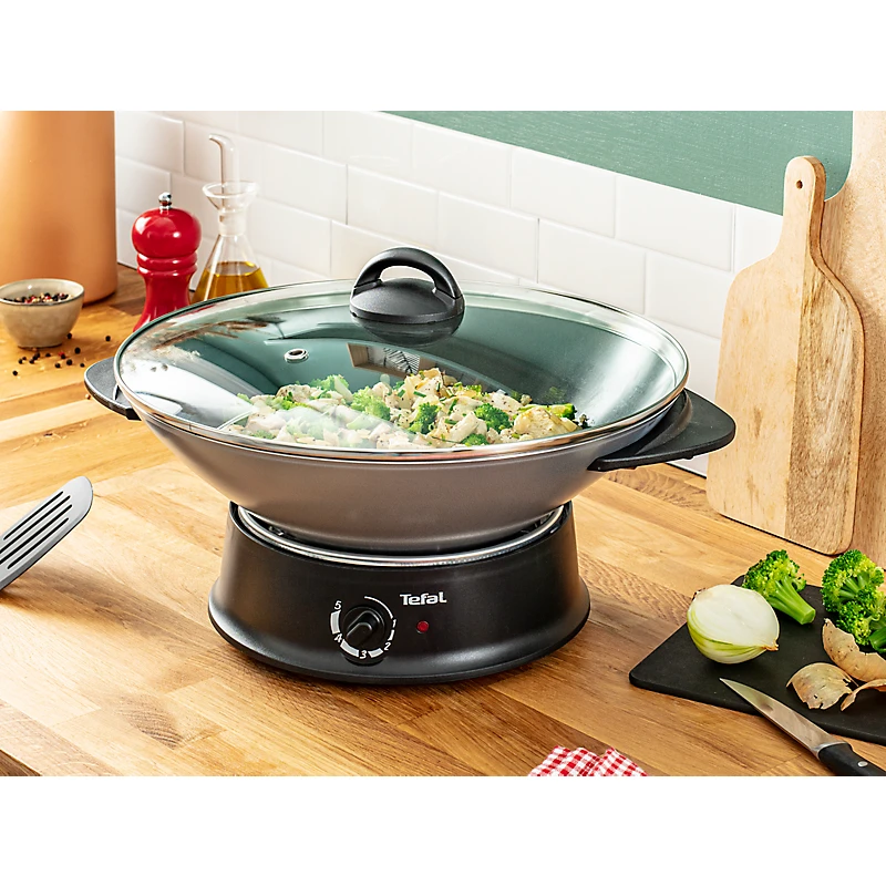 Tefal Multiwok WO300010 Wok électrique Argent 1200 W - Image 4