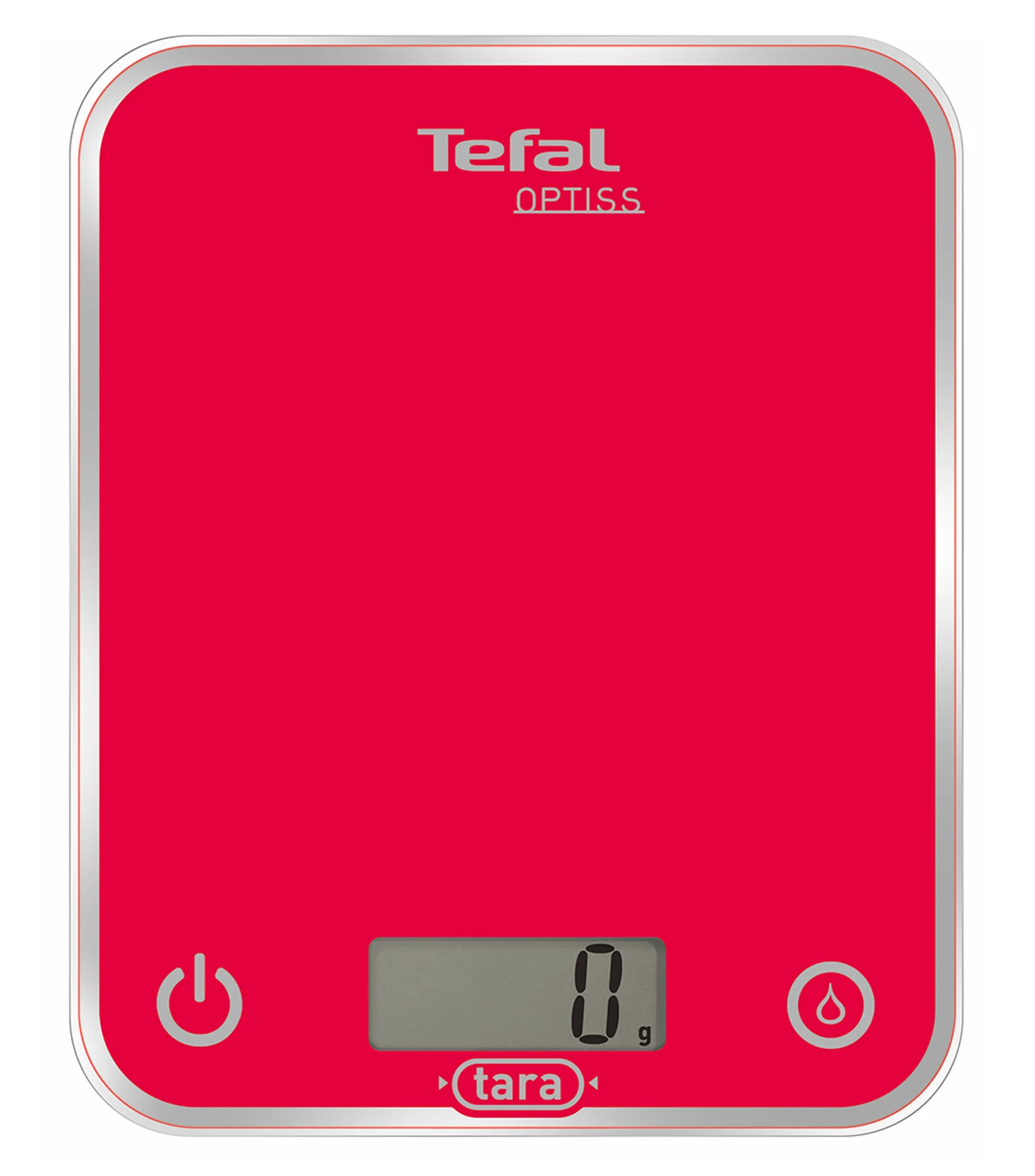 Tefal Optiss Rouge Rectangle Balance De Ménage électronique - Image 4