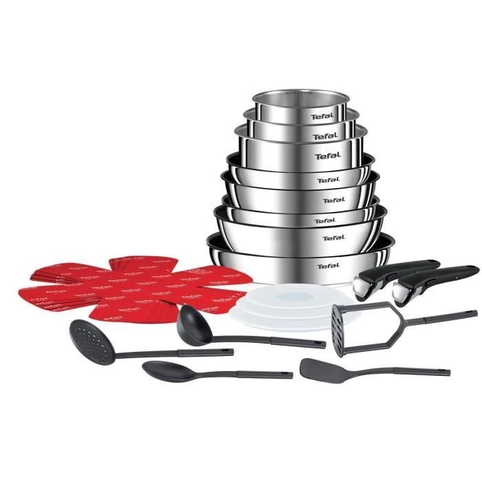 TEFAL INGENIO EMOTION L925SM14 Batterie De Cuisine 22 Pieces - Tous Feux Dont Induction - Image 2