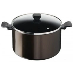 Marmite Aluminium 30cm + Couvercle En Verre Easy Cook & Clean - B5546902 - Tefal