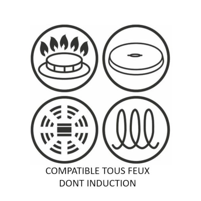 TEFAL G2550502 Poele 26 Cm UNLIMITED Tous Feux Dont Induction - Fabrication Francaise - Noir - Image 4