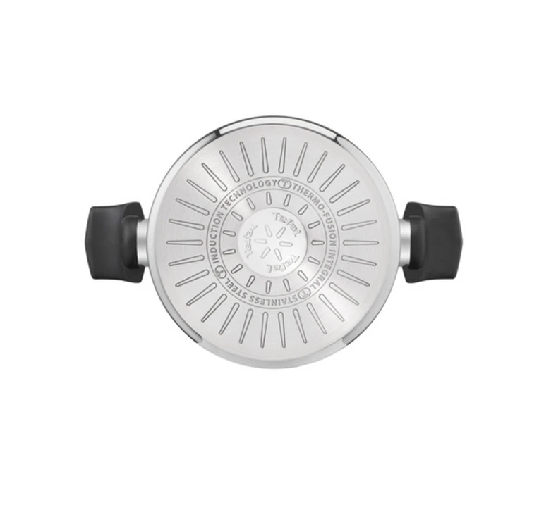 Marmite Inox 22cm + Couvercle En Verre Emotion - E3016104 - Tefal