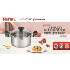 Poêle Inox 30cm Primary - E3090704 - Tefal