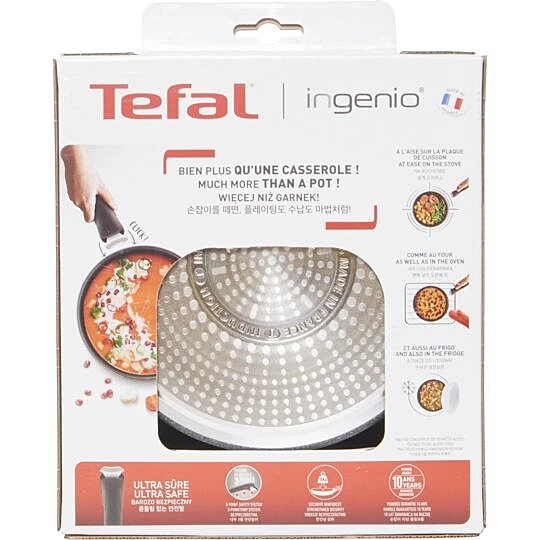 Lot 3 Casseroles 16/18/20 Cm + 1 Poignée Tefal Ingenio Natural Force Induction - Image 3