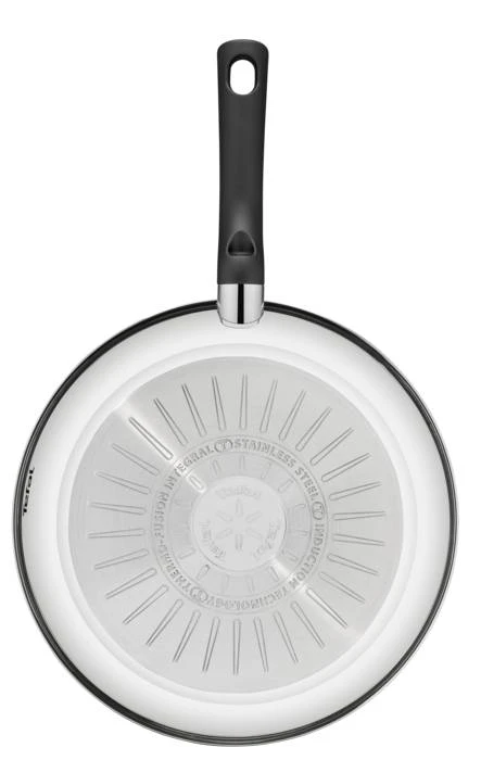 Tefal Delicious Batterie De Cuisine Inox 8 Pièces Casserole 16 Cm, Faitout 24 Cm + Couvercle, Poêles Revêtues 24/28 Cm, Louche, Ecumoire, Feutrine Protège-poêles - Image 2