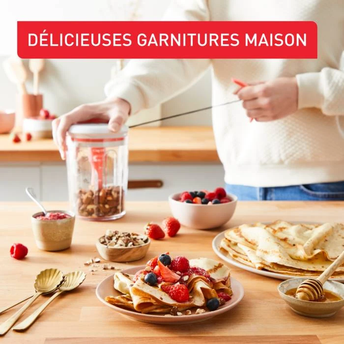 Tefal Crêpes Express, Mélangeur Pâte à Crêpes, Pâte Parfaite En 2 Minutes - Image 7