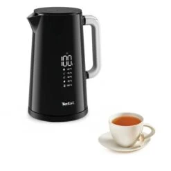 Tefal Bouilloire SMART'N LIGHT Noire, écran Numérique, 1,7L , 5 Températures